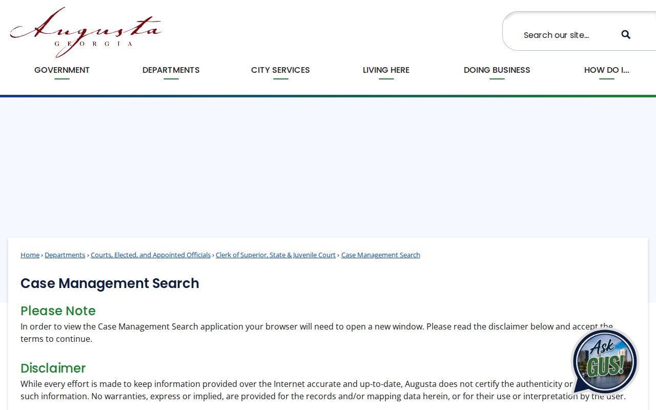 Augusta people search through the local court case system